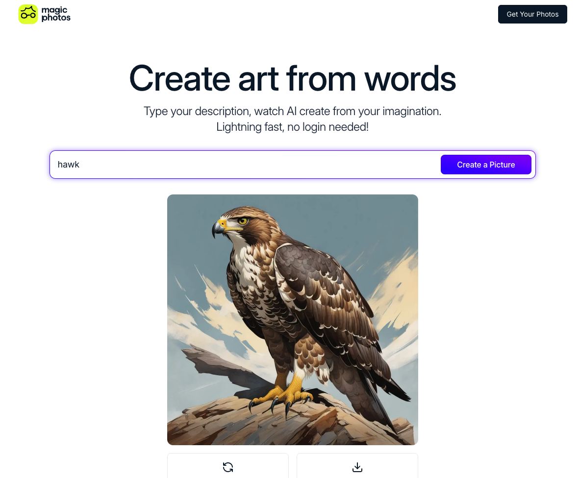 AI Art Generator by Magic Studio helps you to create AI art by just inserting a basic prompt